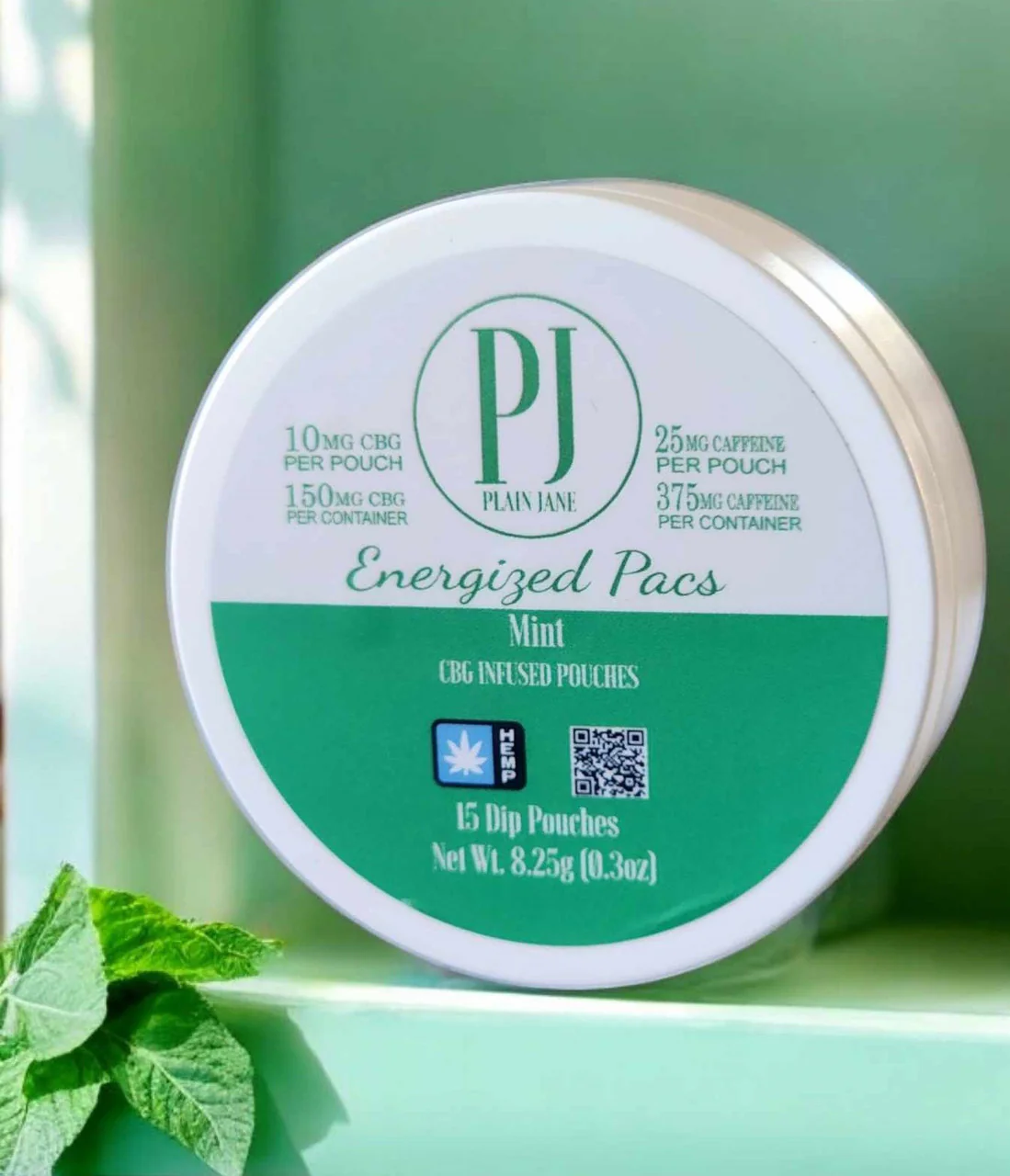 Energized CBG Infused Dip Pacs with Caffeine