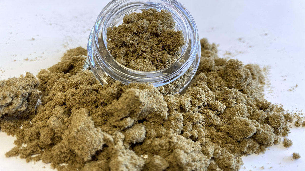 CBD kief and moon rocks
