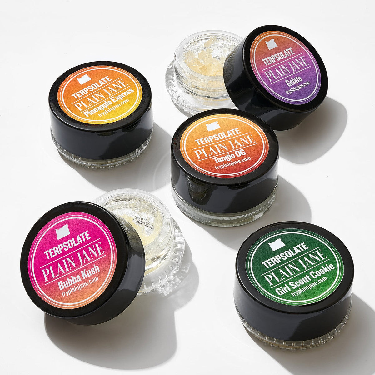 Plain Jane CBD terpsolate jars