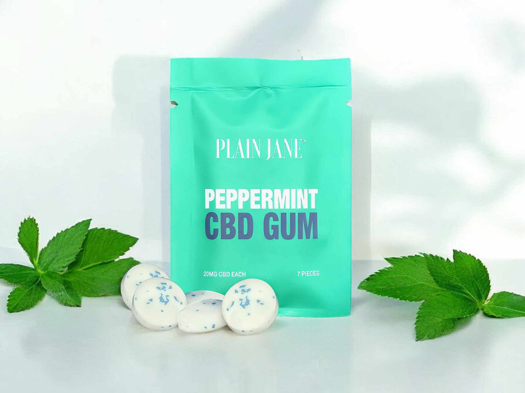 CBD Peppermint Gum