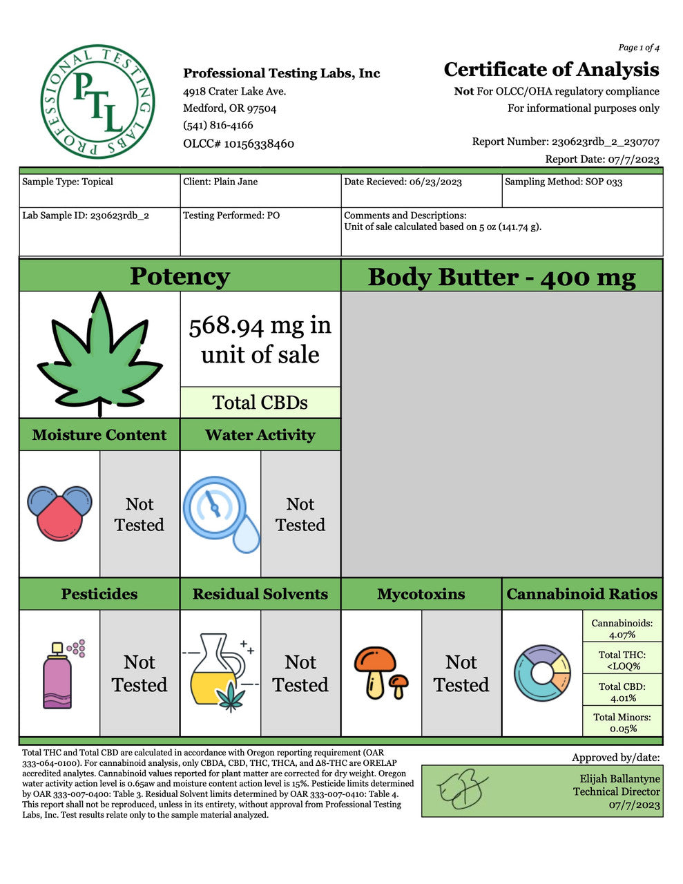 CBD Body Butter
