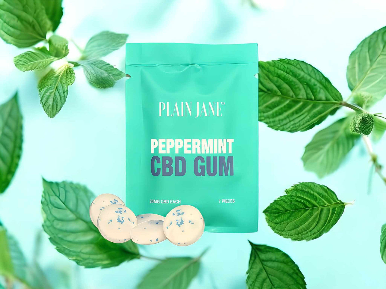 CBD Peppermint Gum