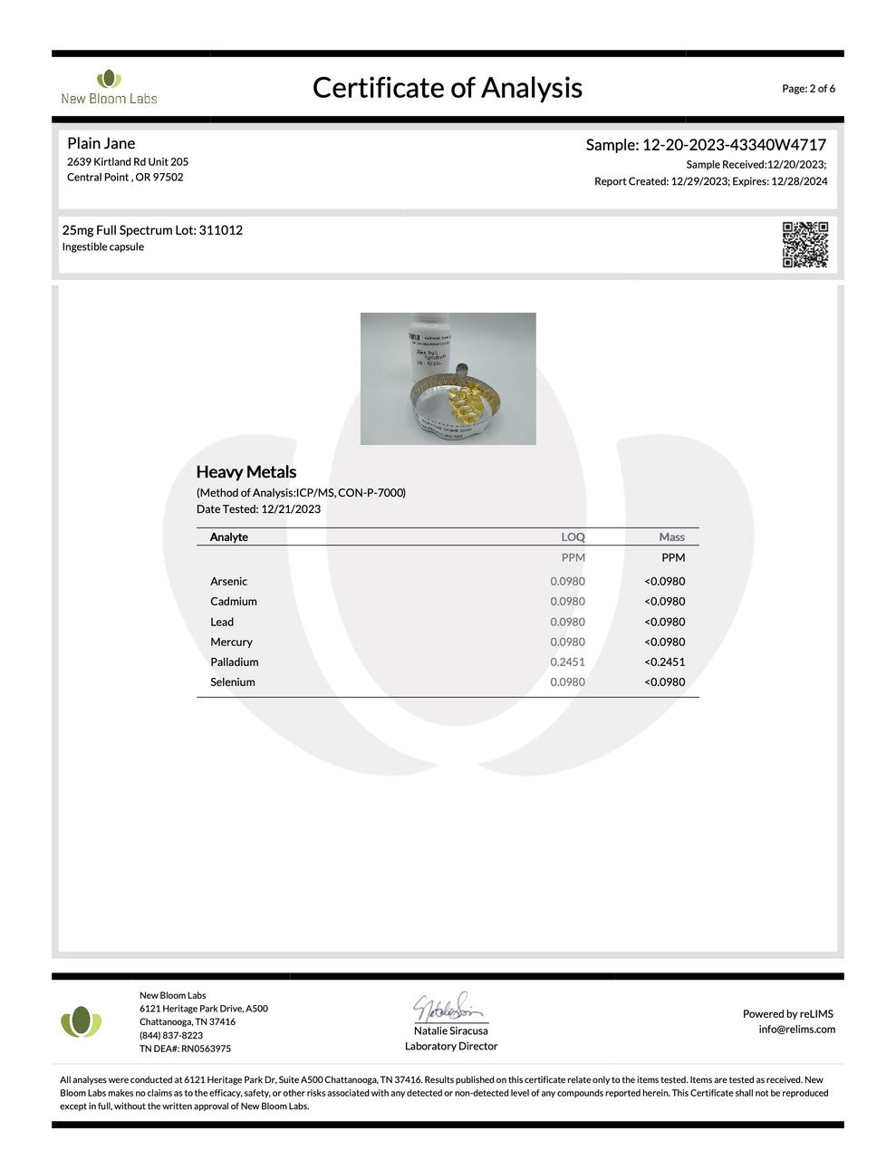 CBD Full Spectrum Gel Capsules