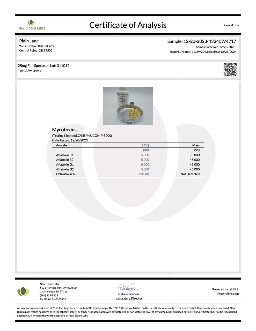 CBD Full Spectrum Gel Capsules