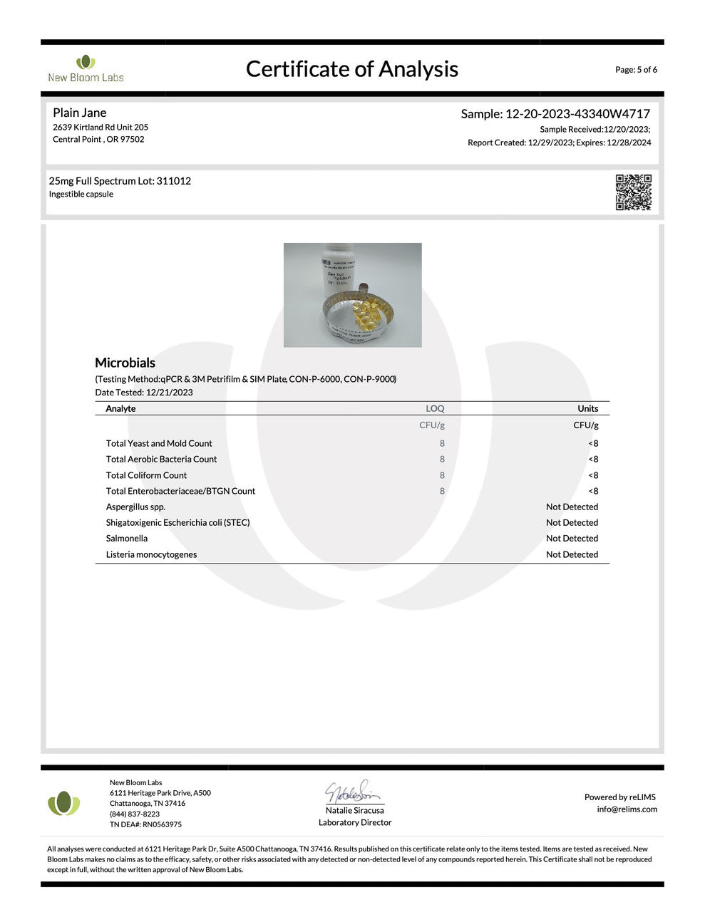 CBD Full Spectrum Gel Capsules