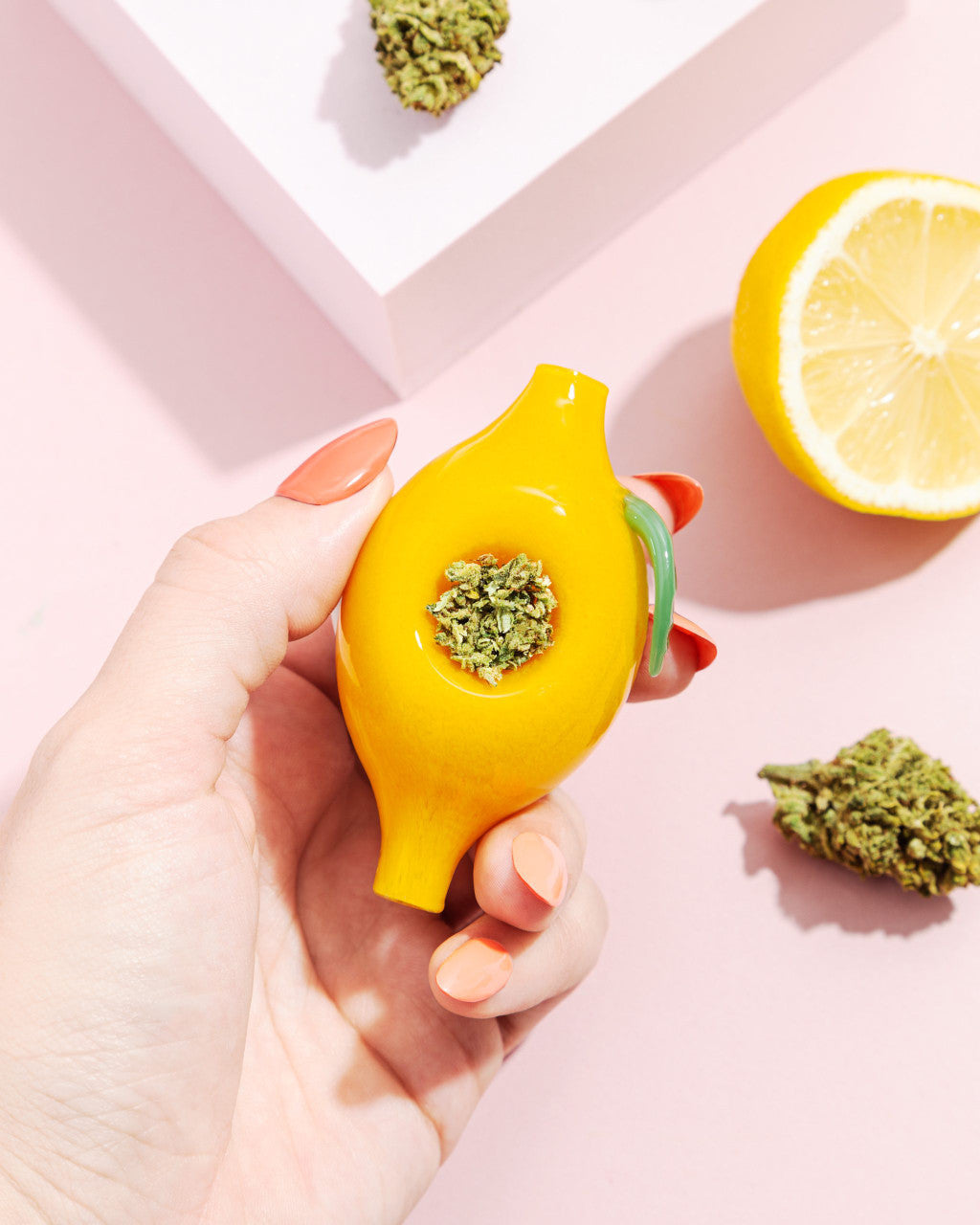 Lemon Glass Hand Pipe