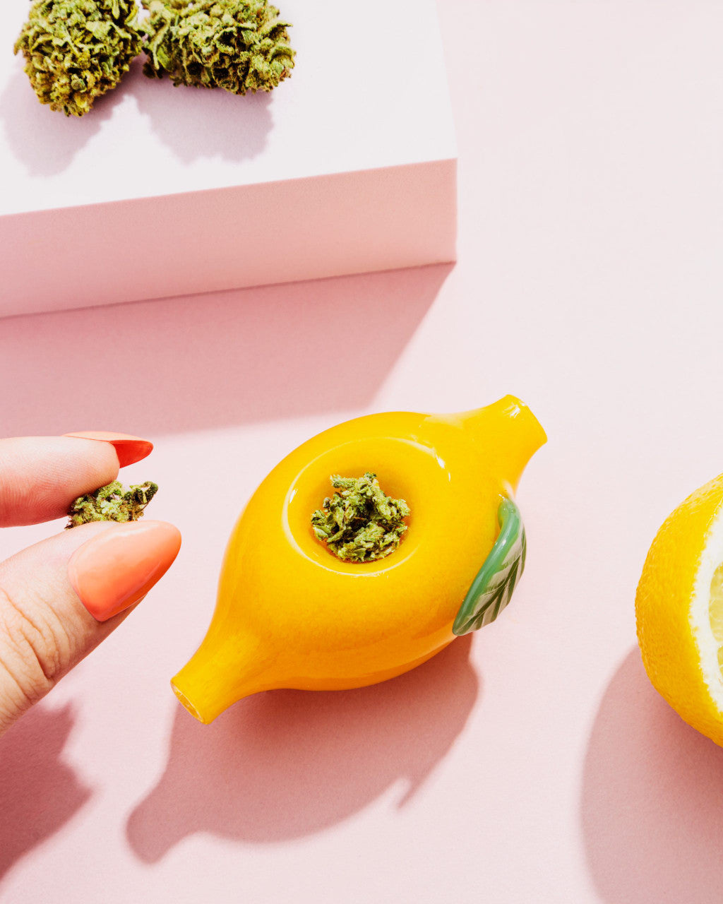 Lemon Glass Hand Pipe