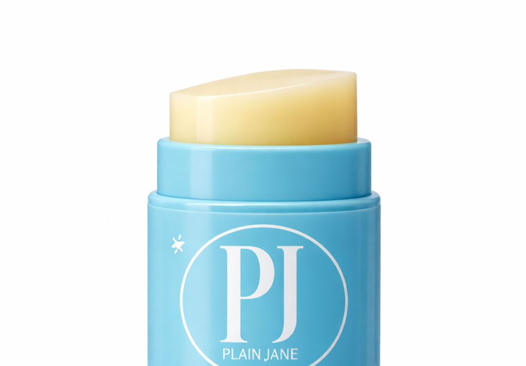 Plain Jane close up product CBD lip balm 