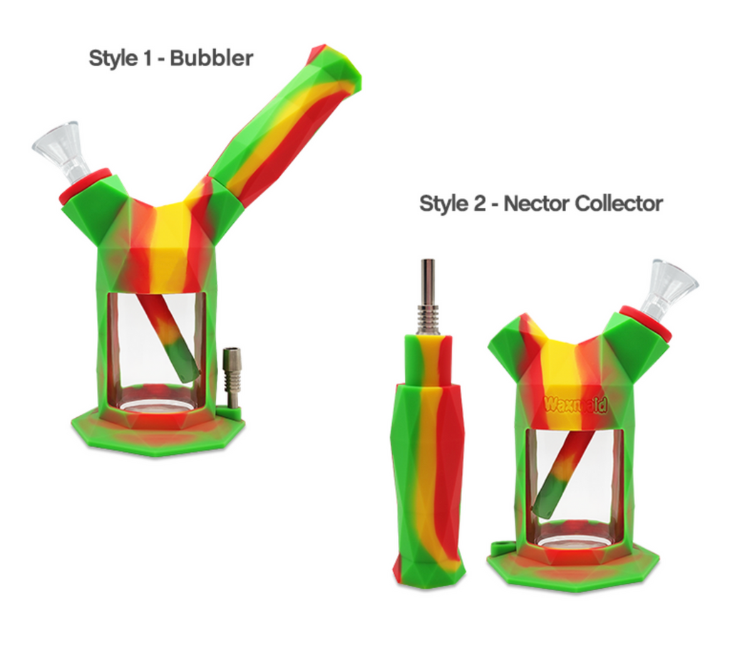Waxmaid Gemini 2-IN-1 Water Pipe & Nectar Collector