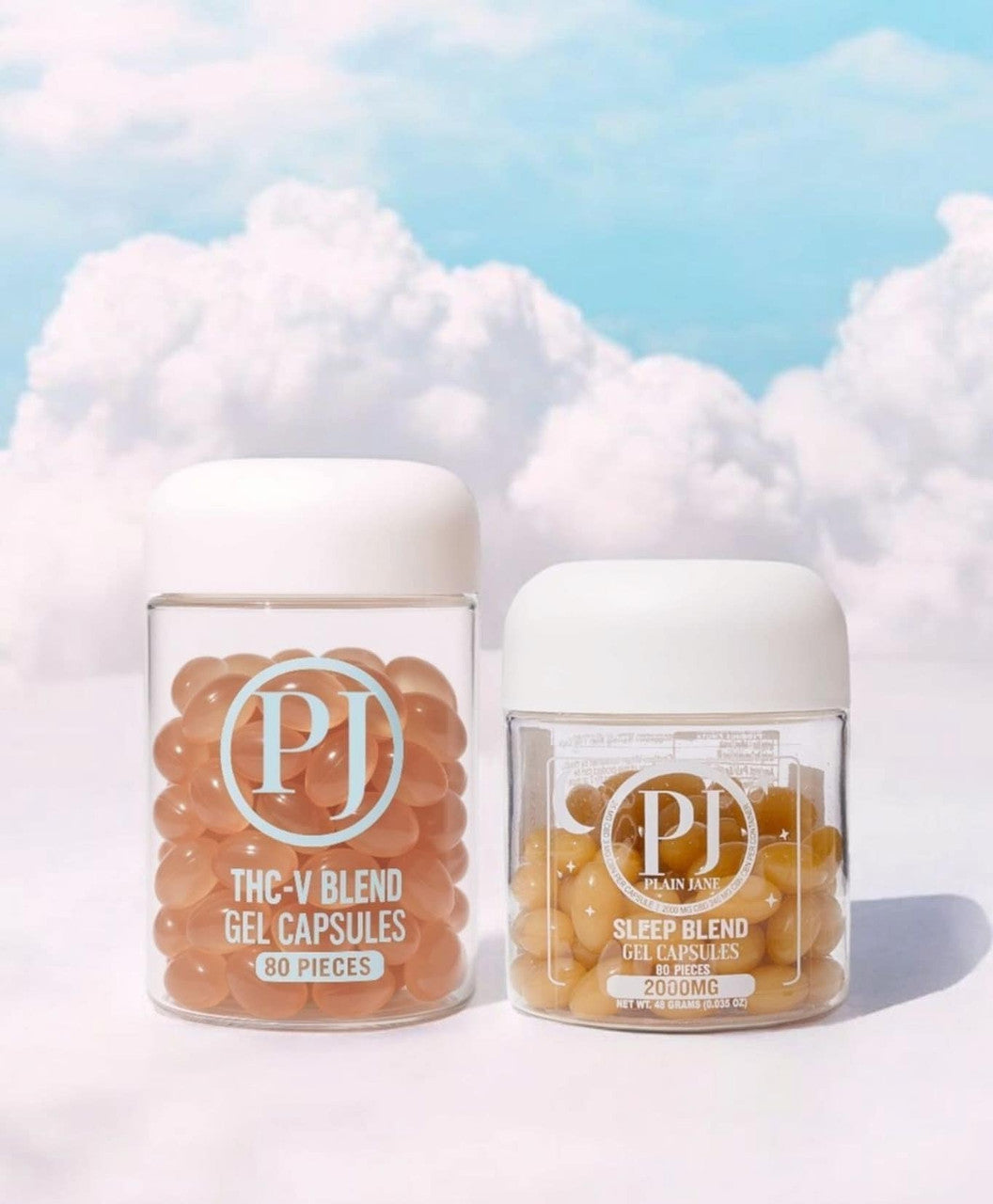 THCV Energy & CBN Gel Capsule Jar Combo