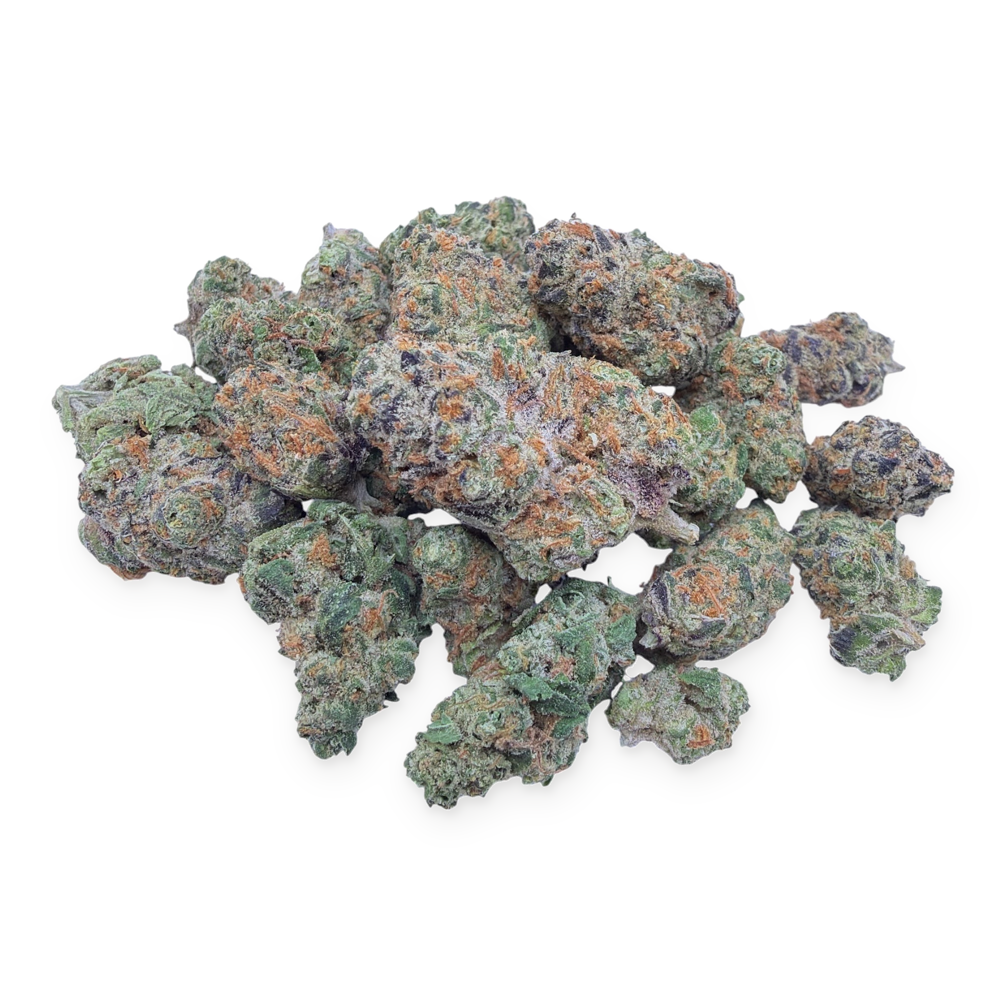 Black Mamba Indoor Smalls THCA flower isolated current-batch buds