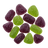 Blackberry Lime 25mg Delta 9 gummy illustration