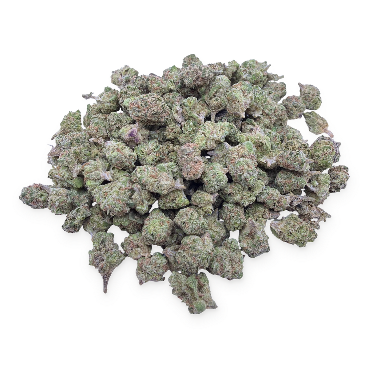 Blue Dream Micros THCA flower isolated current-batch buds