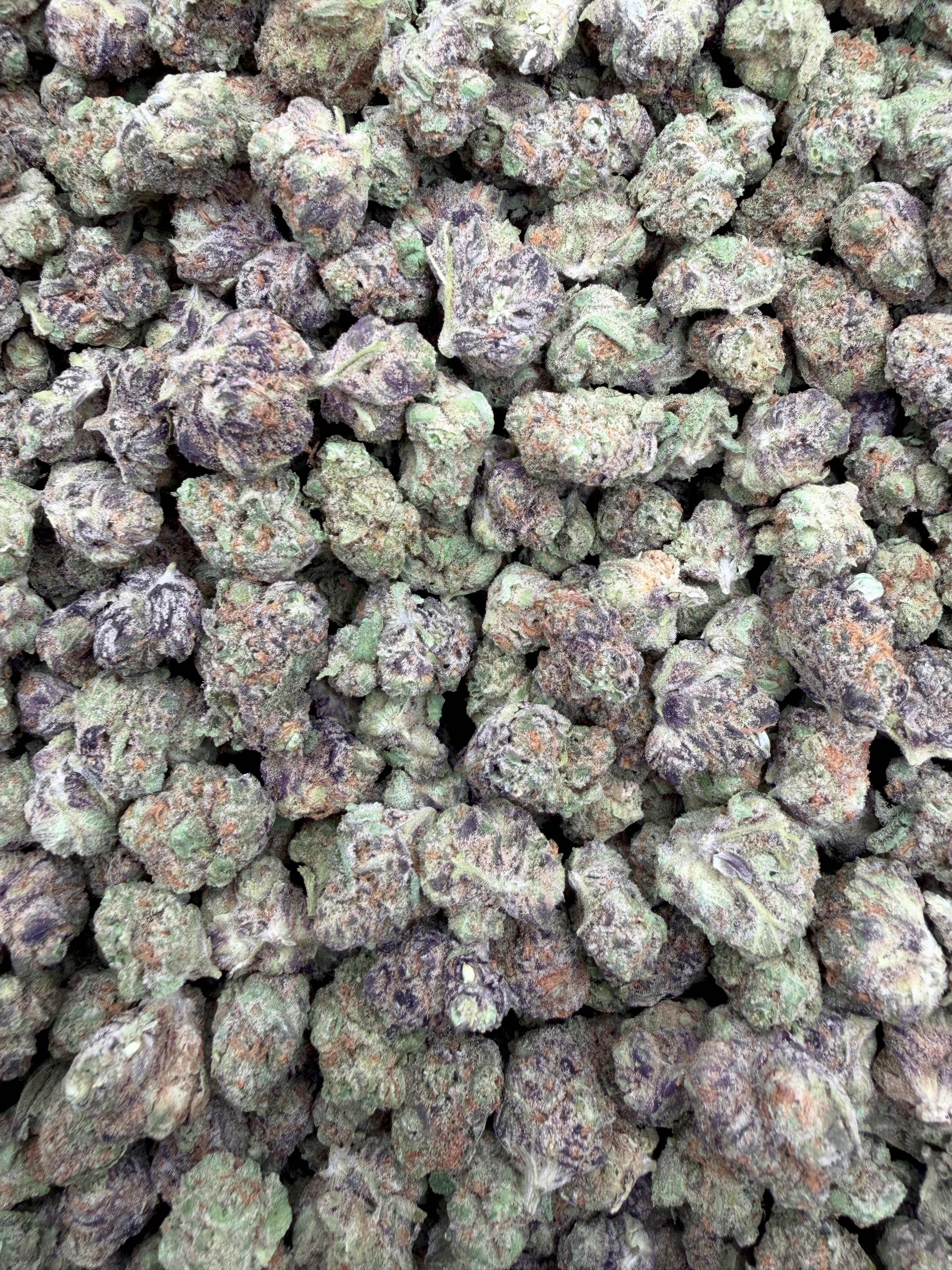 Blueberry Pancake Indoor Smalls THCA flower – close current-batch photo