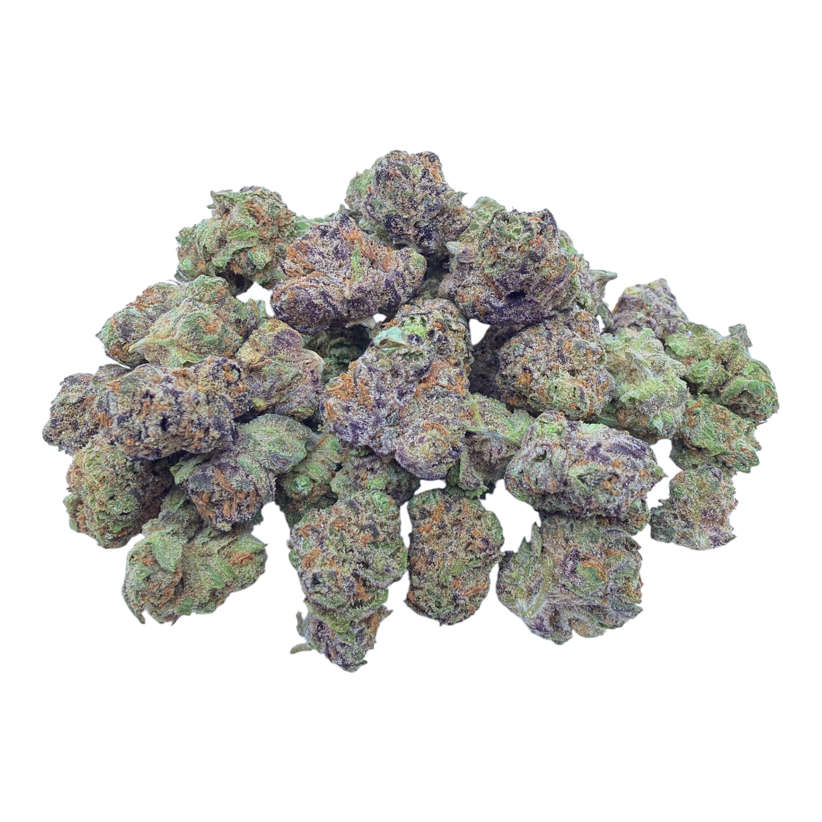 Blueberry Pancake Indoor Smalls THCA flower – isolated current-batch buds