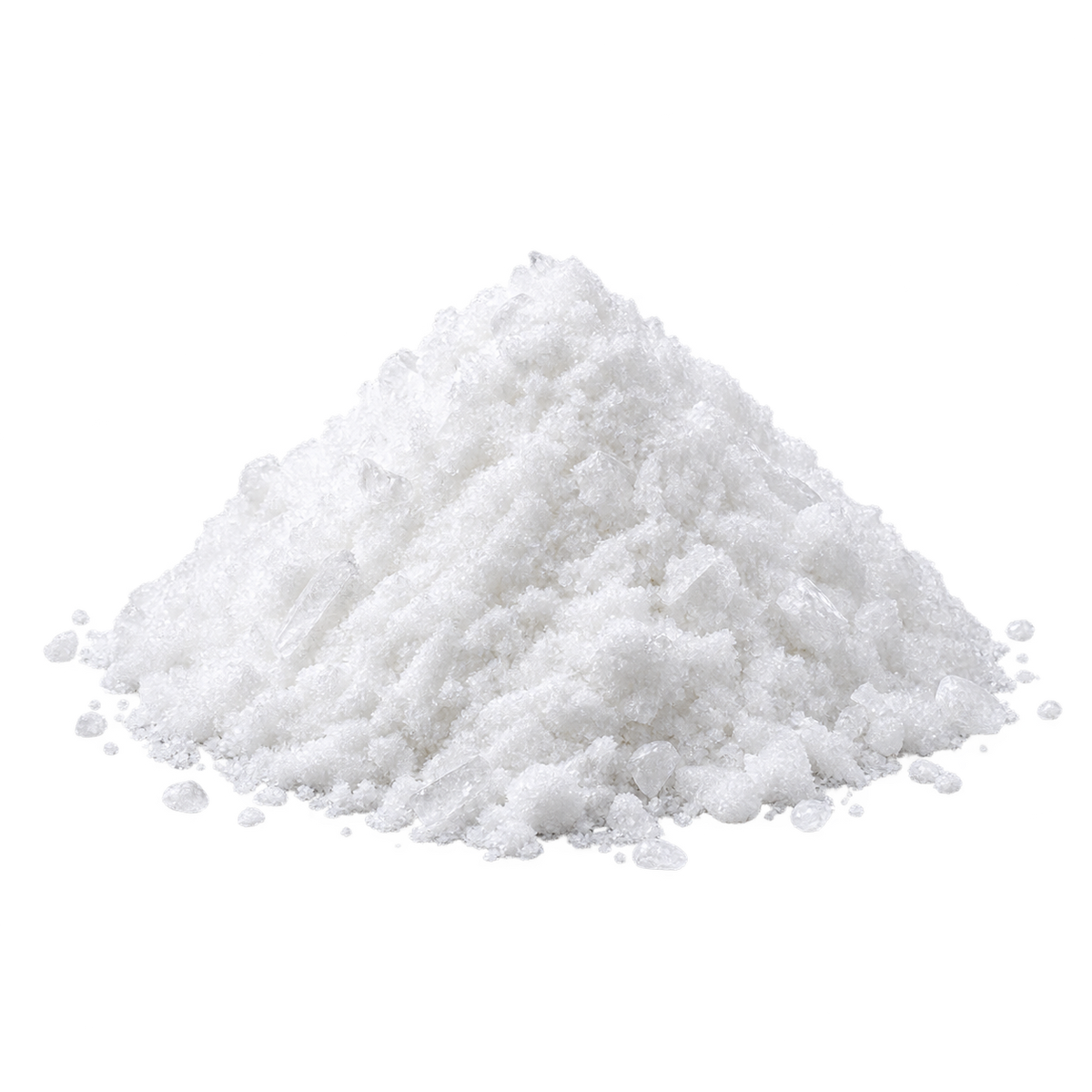 Bulk CBD Isolate - transparent isolated crystalline powder, bulk product photo