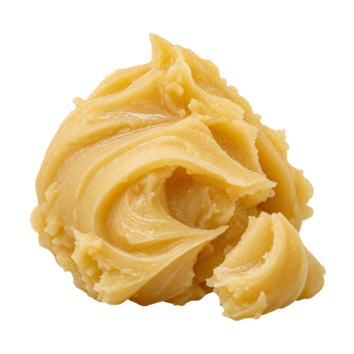 Bulk THCA Badder - transparent isolated whipped cannabinoid badder, bulk product photo
