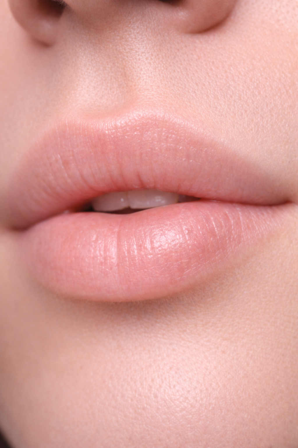 close up lips with Plain Jane lip balm 
