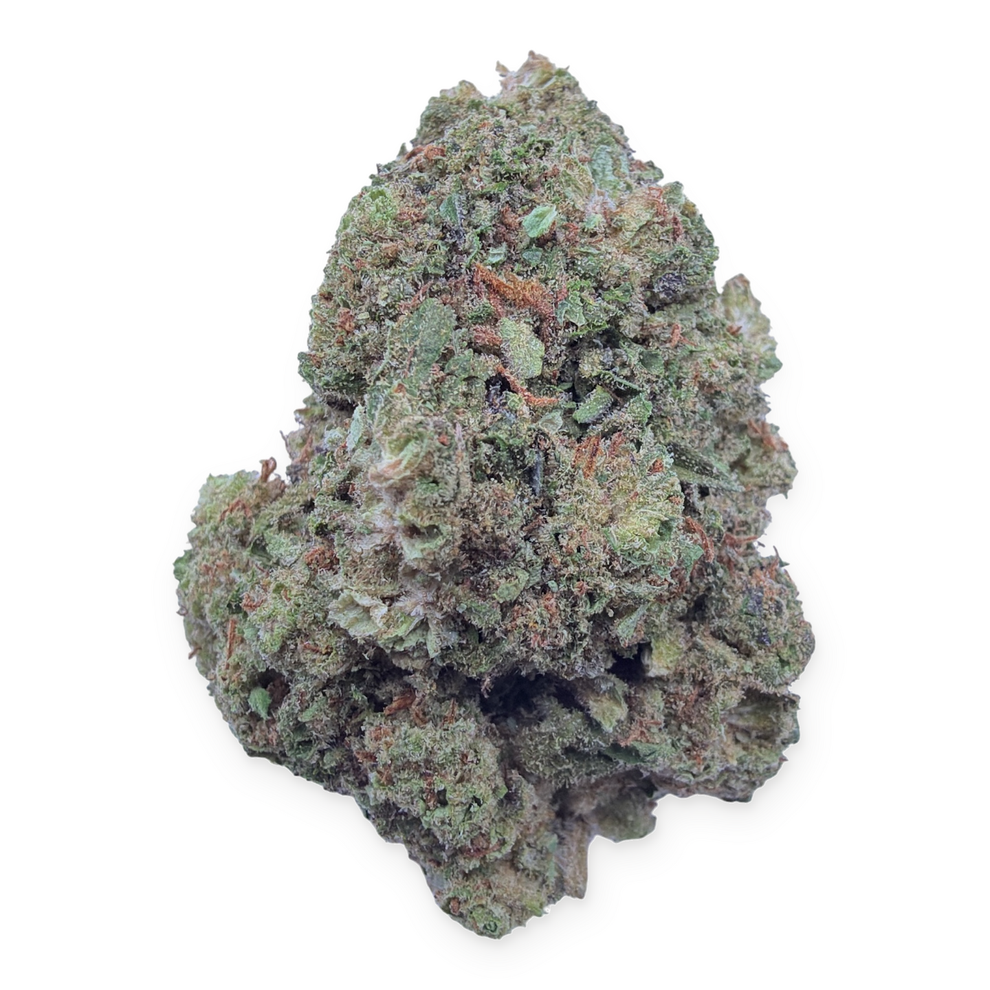 Durban Cookies Light Assist THCA flower isolated buds on white background