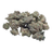 Glue Train Smalls THCA flower - Gabe current-batch small-bud pile on white background