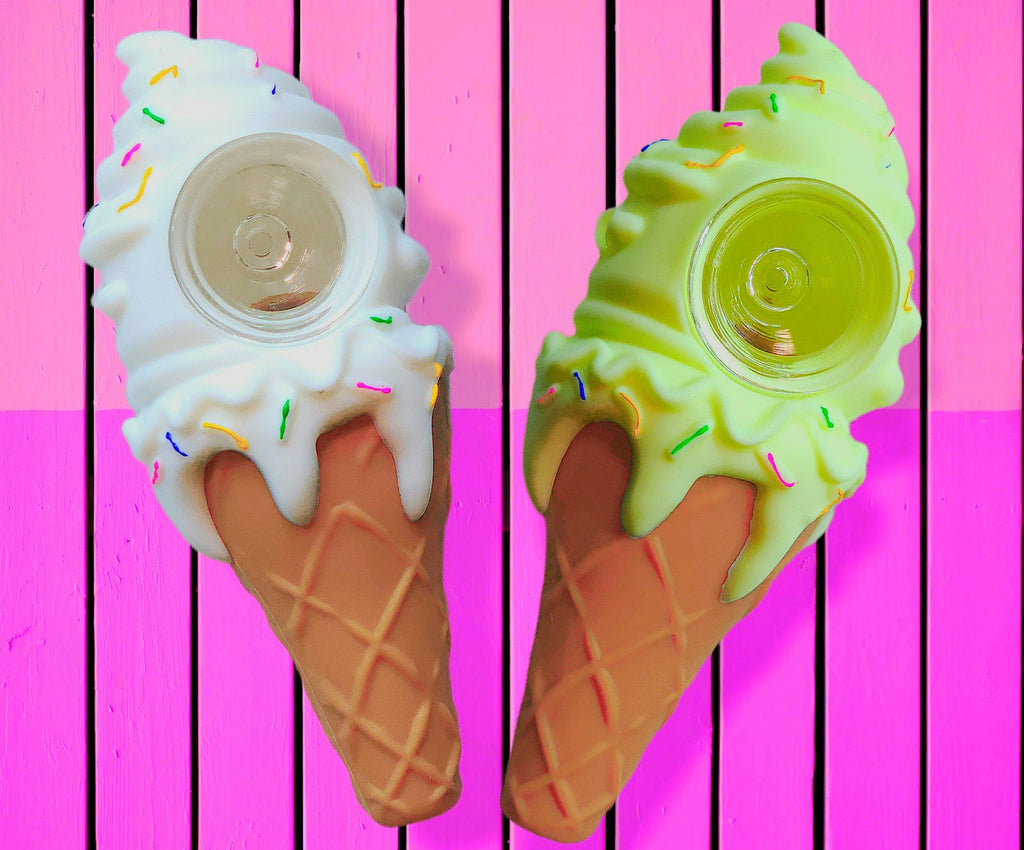 Ice Cream Cone Silicone Pipe