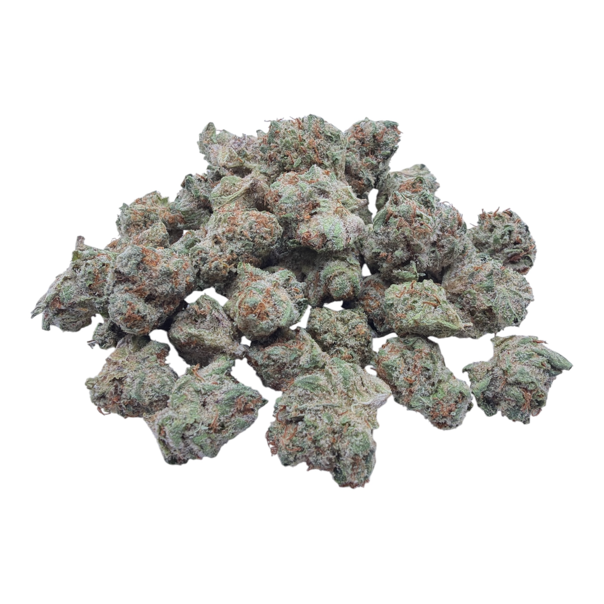 Lemon Cherry Gelato Indoor Smalls THCA flower – current-batch flower on white background