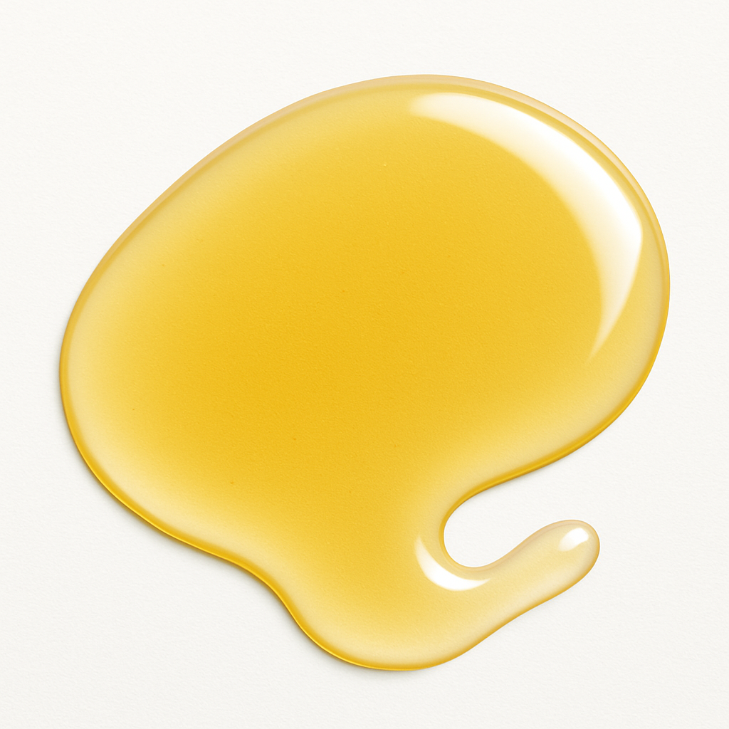 Massage oil puddle product hd close up shot