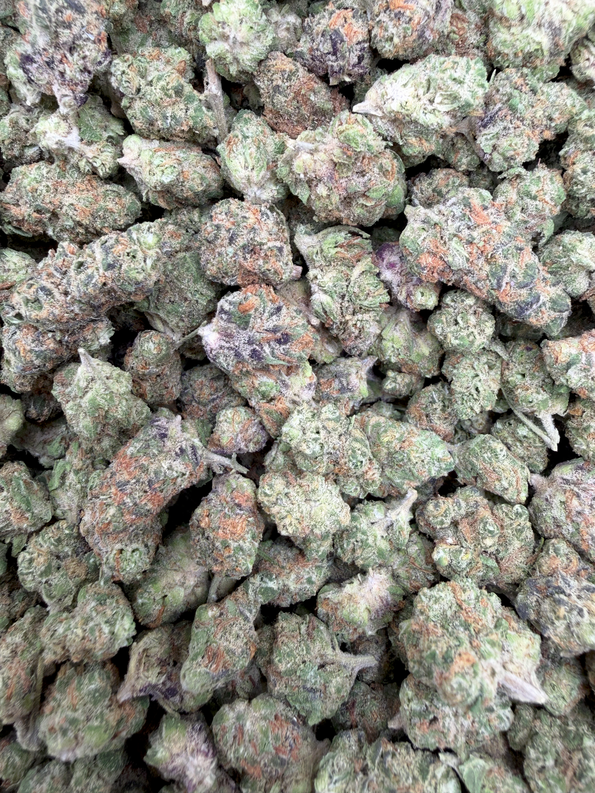 Peanut Butter Breath Indoor Smalls THCA flower – full-frame current-batch buds