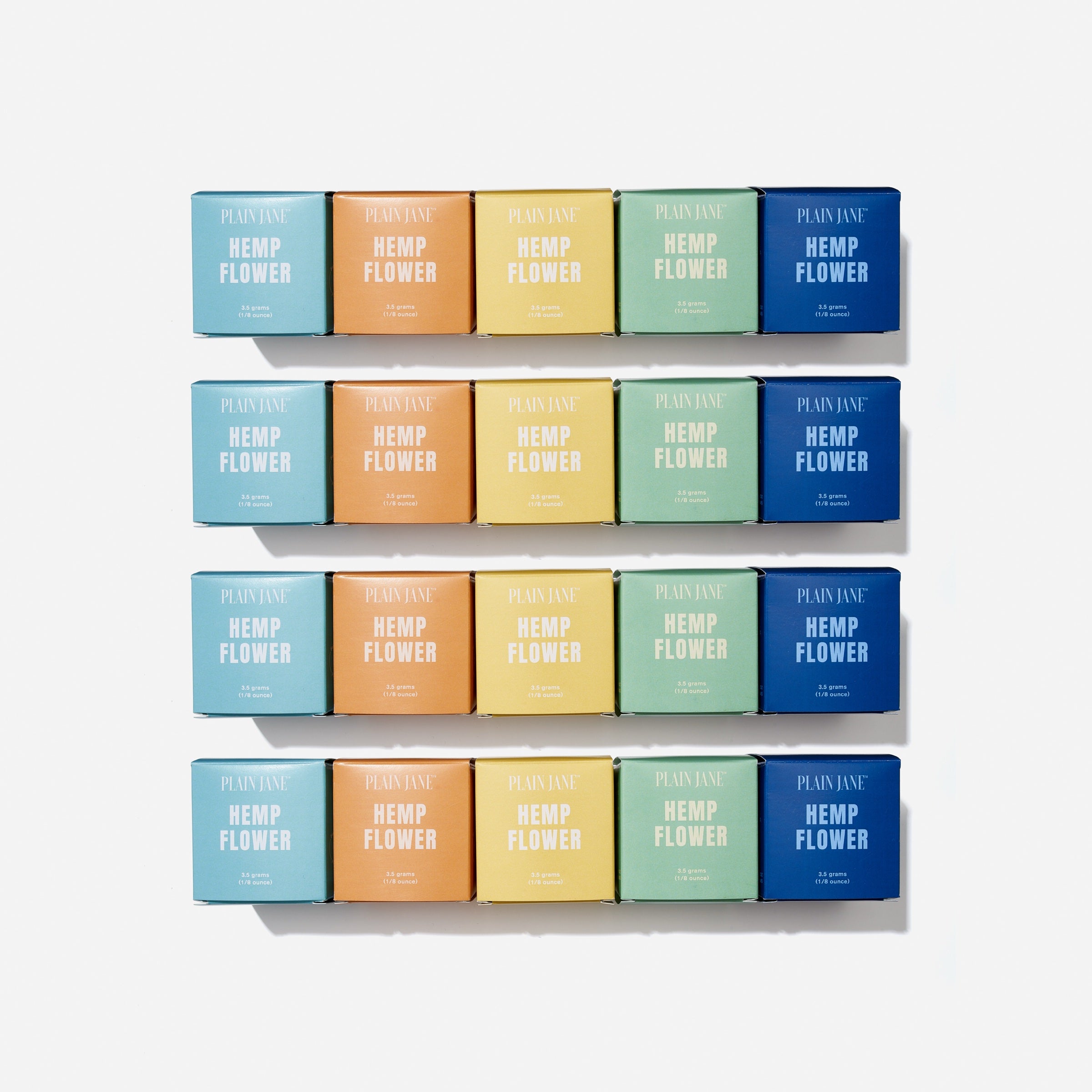 Plain Jane flower jar packaging in a staged photograph