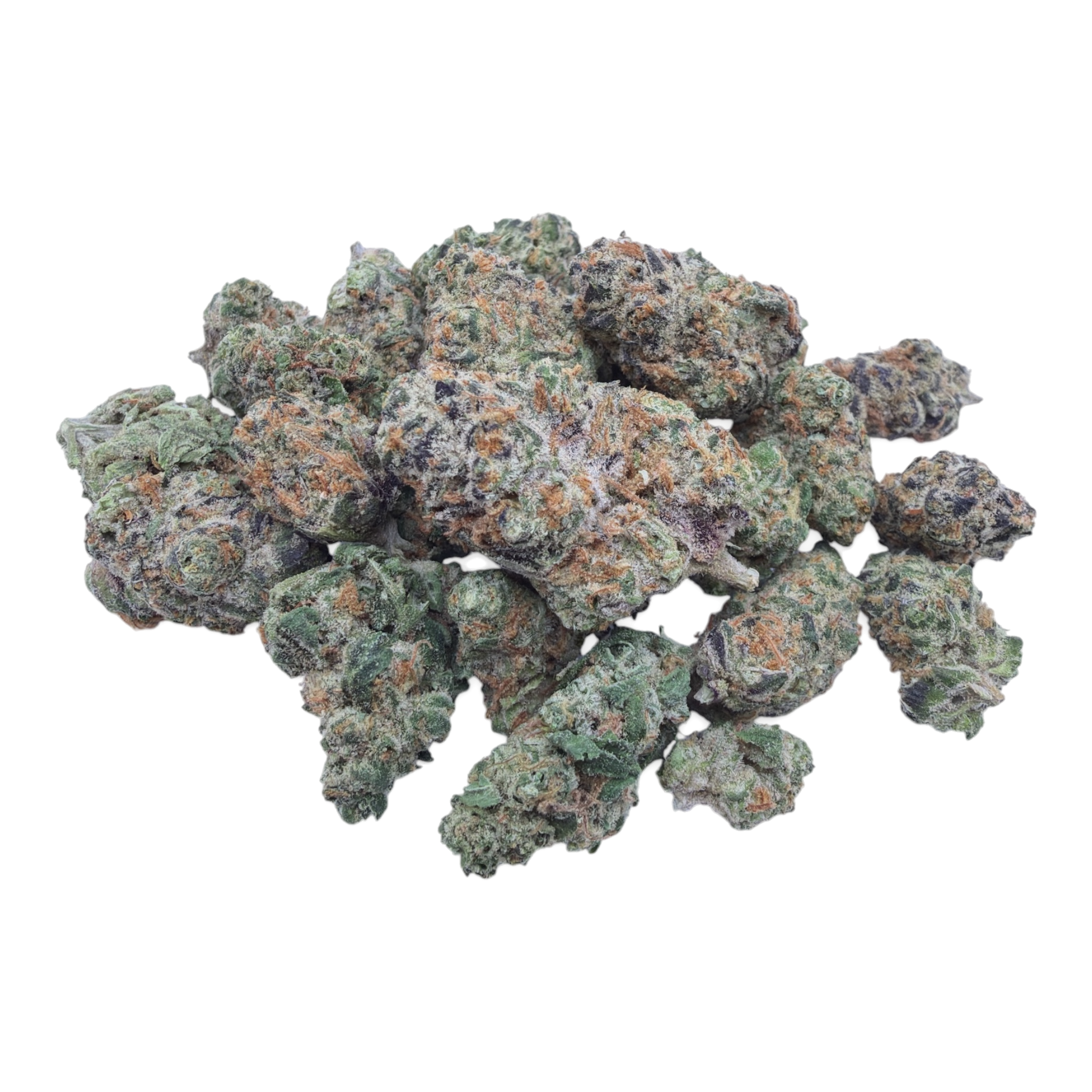 Black Mamba Indoor Smalls THCA flower isolated current-batch buds