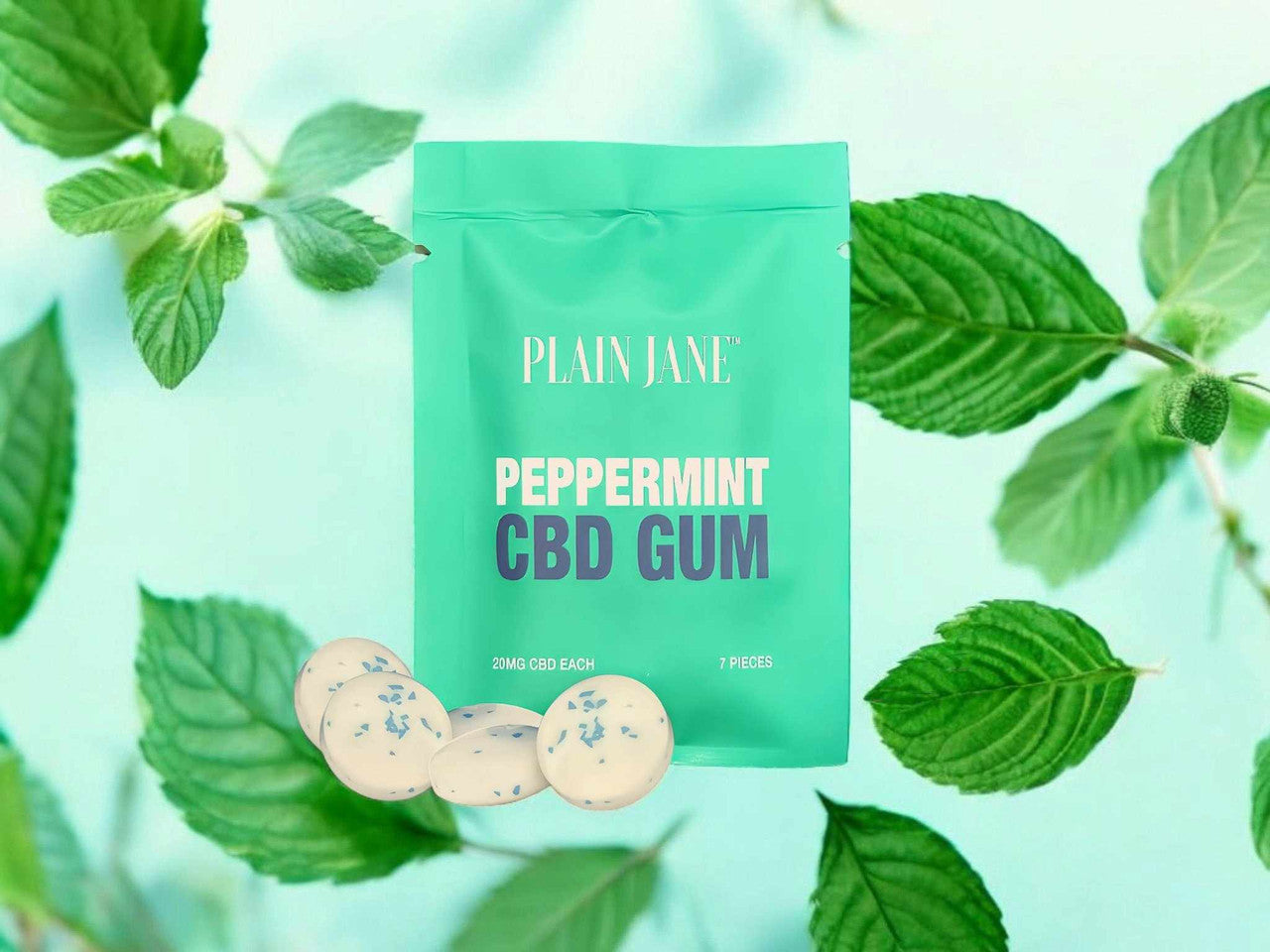 CBD Peppermint Gum