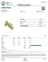 Certificate of analysis for Amber Rose bulk THCA flower