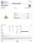 Certificate of analysis for Blue Gushers bulk THCA flower