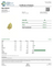 Certificate of analysis for Blue Slushie bulk THCA flower