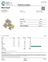 Certificate of analysis for Blue Smurf bulk THCA flower