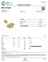 Certificate of analysis for Blue Zangria bulk THCA flower