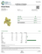 Certificate of analysis for Bread Sticks bulk THCA flower