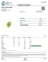 Certificate of analysis for Cherry Cream Float bulk THCA flower