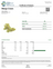 Certificate of analysis for Mango Cream bulk THCA flower