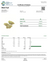 Certificate of analysis for Mule Fuel bulk THCA flower