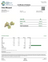 Certificate of analysis for Oreo Blizzard THCA flower, sample 46560204-1