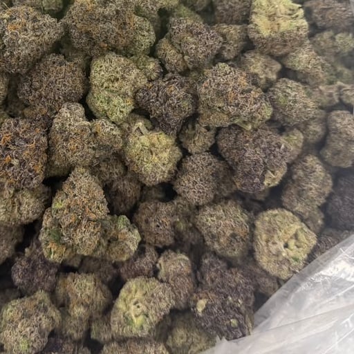 Purple Rock Candy bulk THCA flower — Plain Jane 1 lb