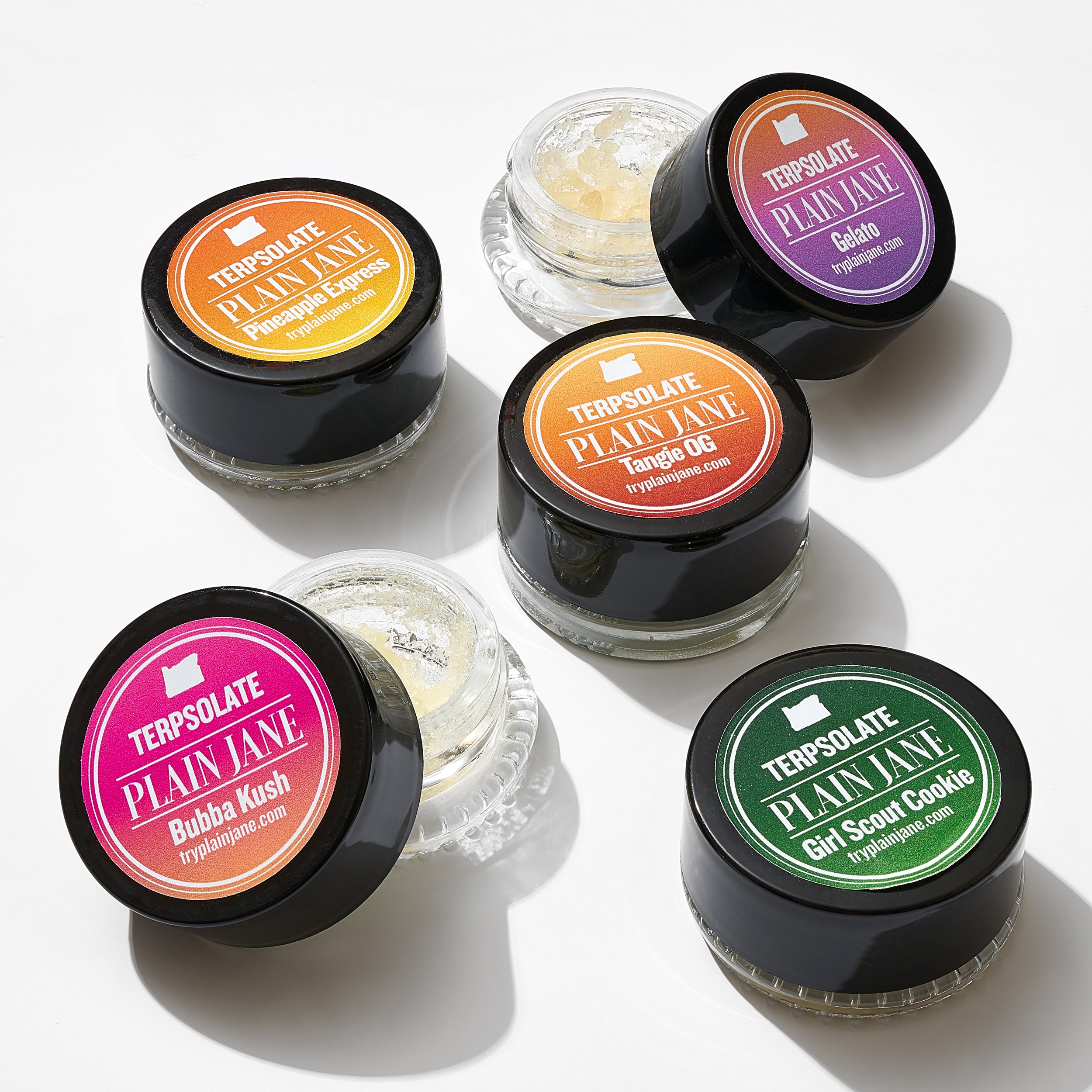 Plain Jane CBD concentrates and isolates