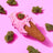 Plain Jane flower arranged with a playful pink ice cream pipe