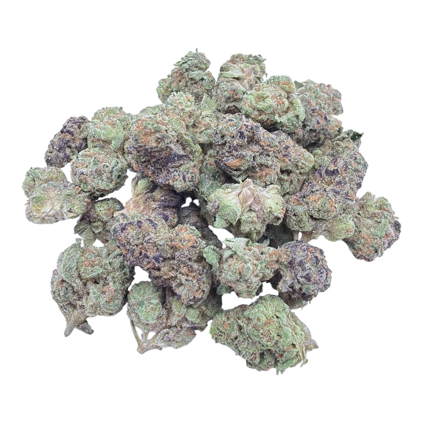 Purple Punch Indoor Smalls THCA flower – isolated current-lot buds