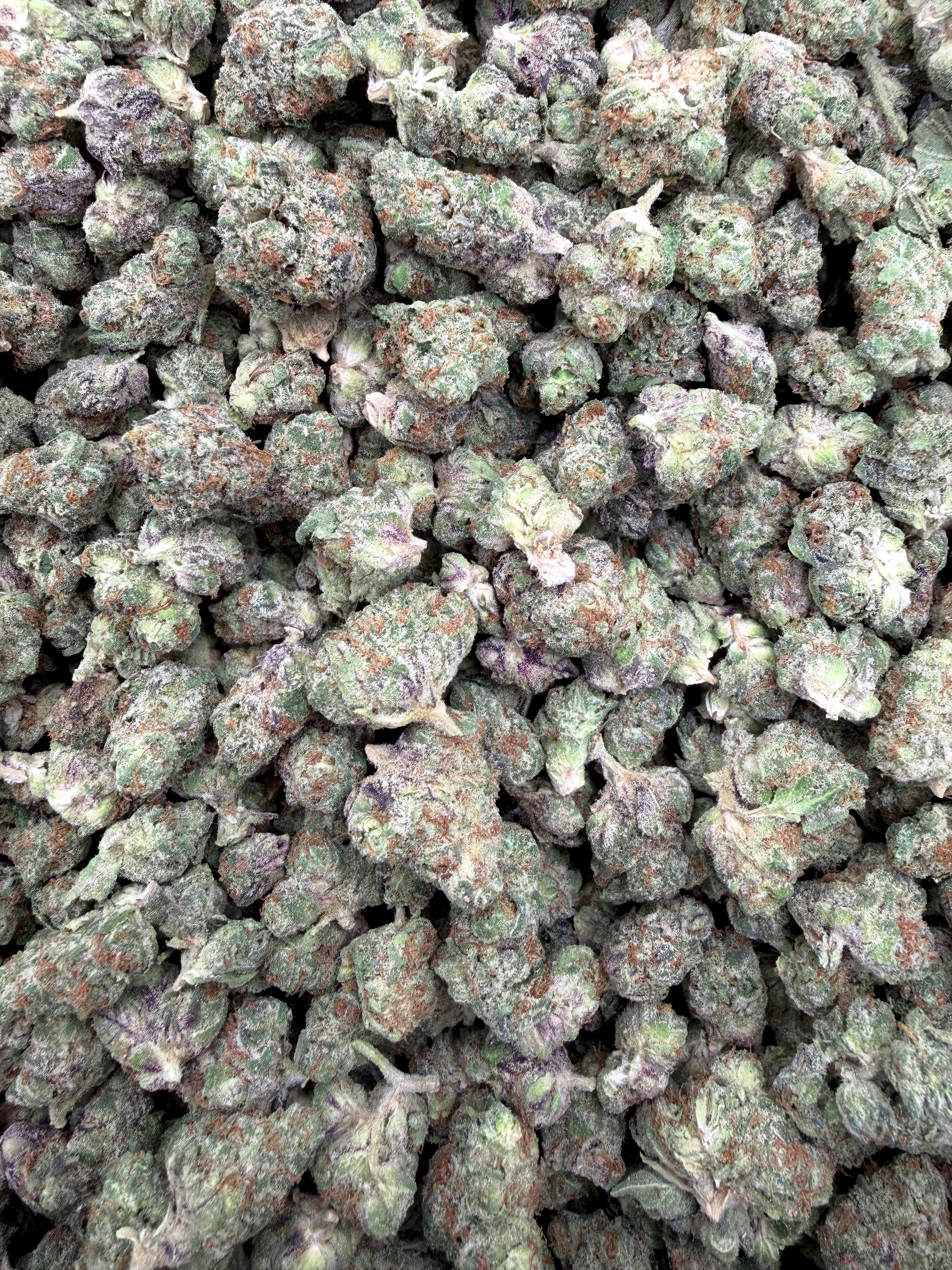 Purple Rock Candy Indoor Smalls THCA flower full current-batch photo