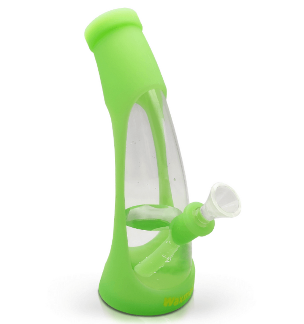 Waxmaid 8.5″ Horn Silicone Glass Water Pipe
