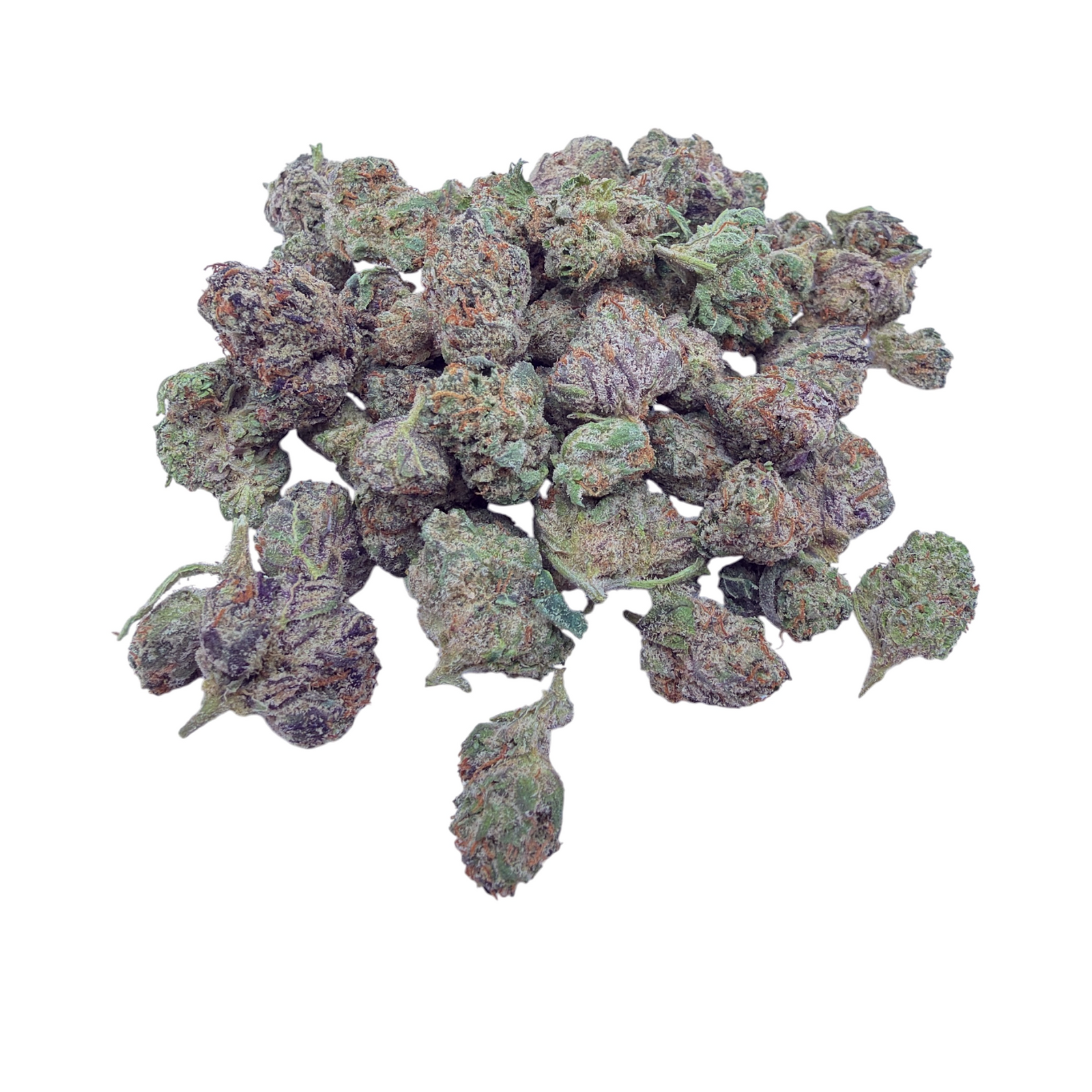 Snow Purple Punch Indoor Smalls THCA flower – isolated current-lot buds