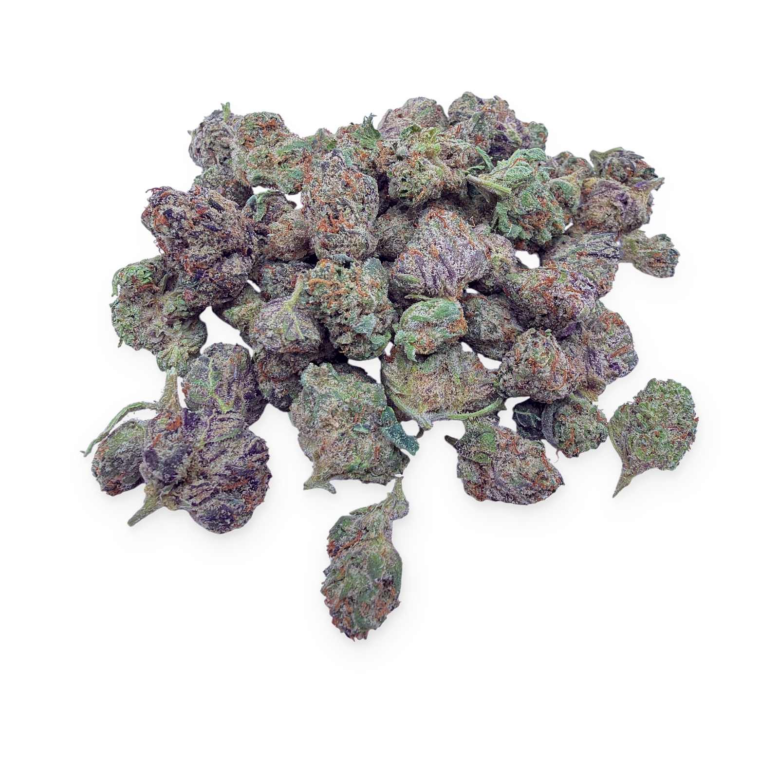Snow Purple Punch Indoor Smalls THCA flower – isolated current-lot buds