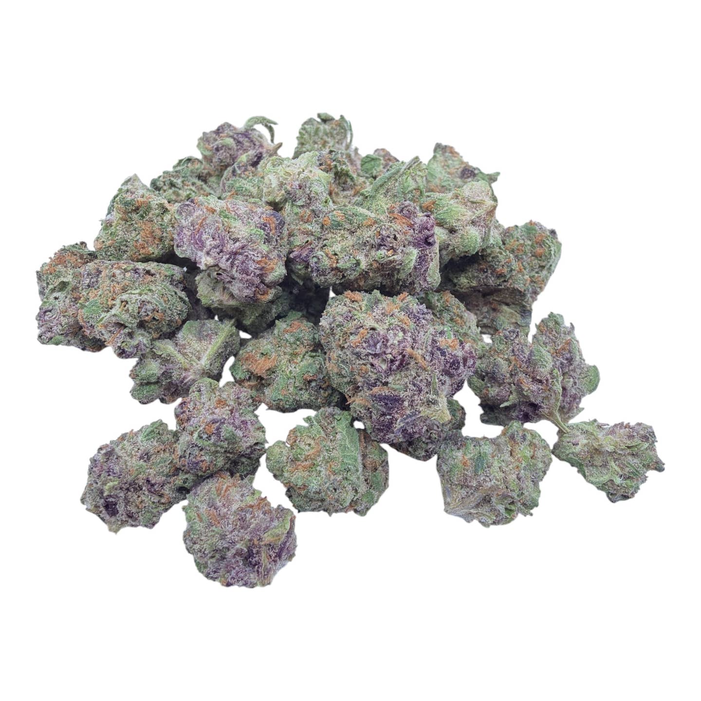 Super Boof Indoor Smalls THCA flower – isolated current-batch buds